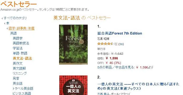 英文法の参考書はコレ1冊でOK！総合英語Forestの勉強法を徹底